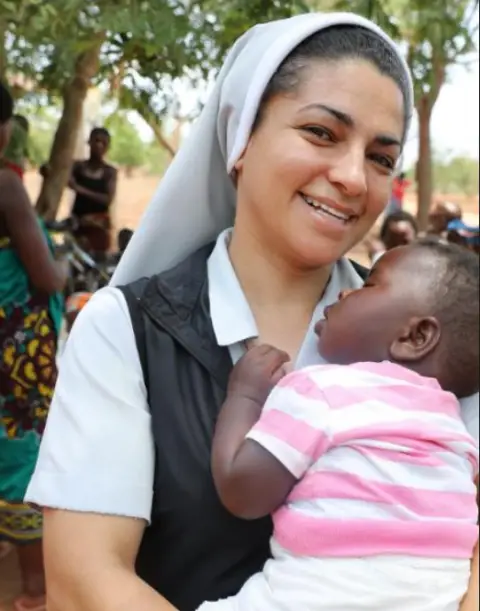 Misionāre ar bērnu