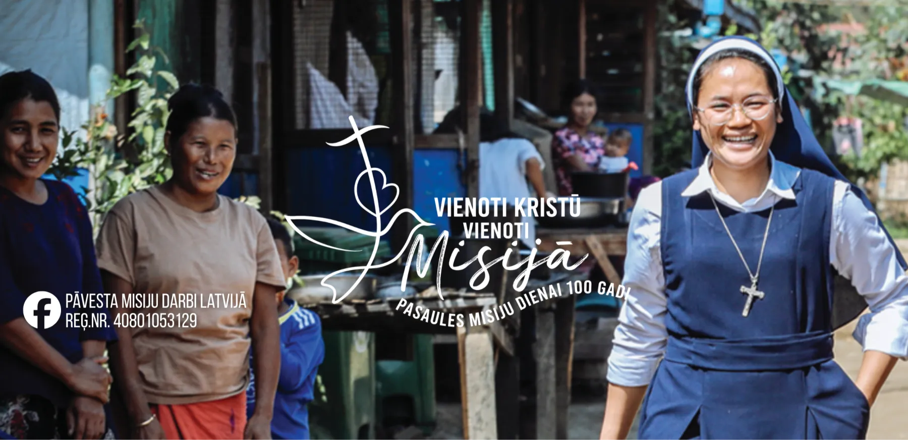 Misionāres kopā ar vietējo kopienu