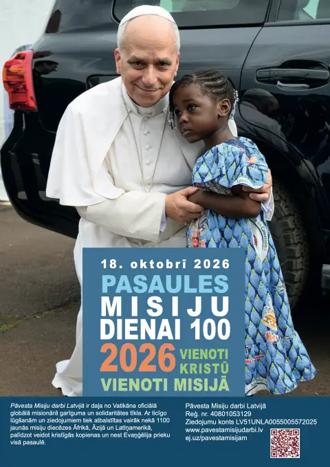 Pasaules misiju diena 2026 — plakāts
